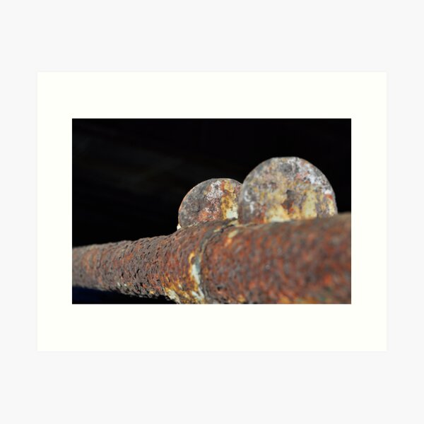 Rusty Pipe Art Print