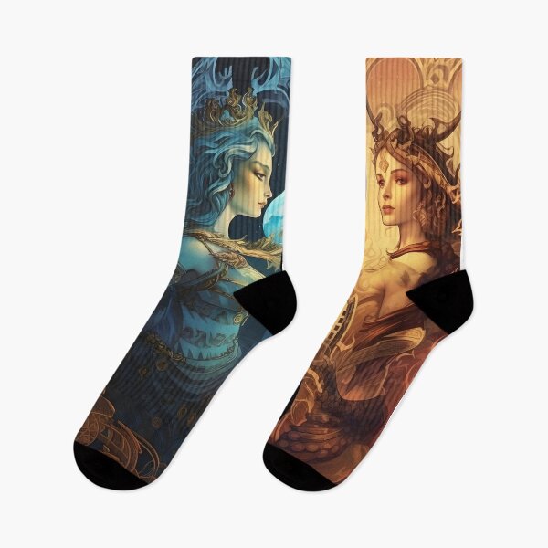 Item preview, Enchanting Goddesses - Fairy-tale Design with Four Goddesses designed and sold by UrsaStick.