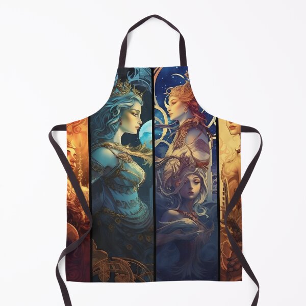 Item preview, Enchanting Goddesses - Fairy-tale Design with Four Goddesses designed and sold by UrsaStick.
