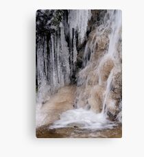 Ice & Water Canvas Print