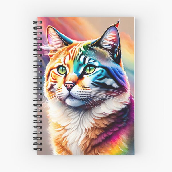 Item preview, Rainbow Cat Watercolour Style Hopeful Cat designed and sold by Magical-bear.