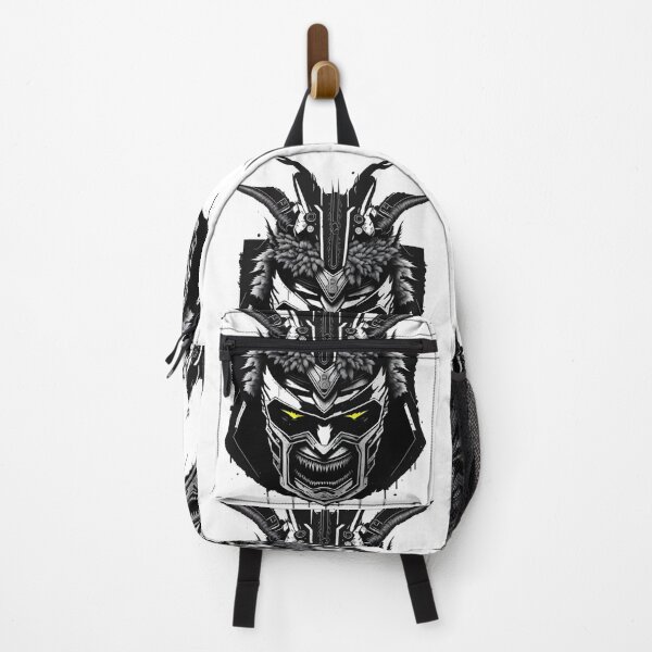 Item preview, Samurai robot head desing yelow and white. designed and sold by CultureRobot.