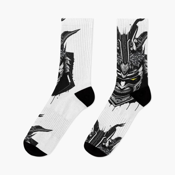 Item preview, Samurai robot head desing yelow and white. designed and sold by CultureRobot.