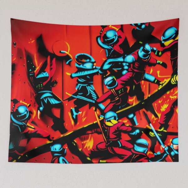 Item preview, Mini ninja graffiti  designed and sold by Glenbobagins.
