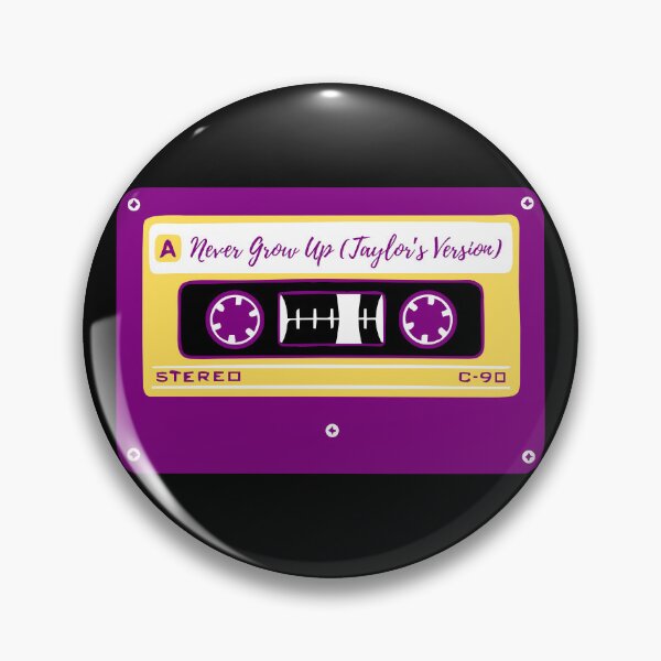 Item preview, Never Grow Up (Taylor's Version) cassette  designed and sold by broadwaygirl142.