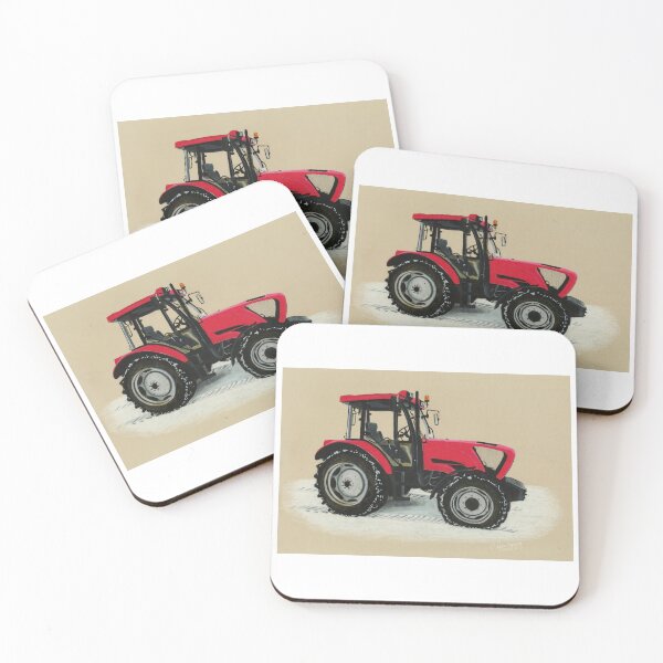 Item preview, Red Tractor Mido designed and sold by SylwiaCarArt.