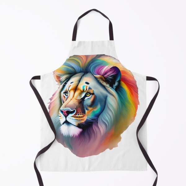 Item preview, Rainbow Lion Head Watercolour Style designed and sold by Magical-bear.