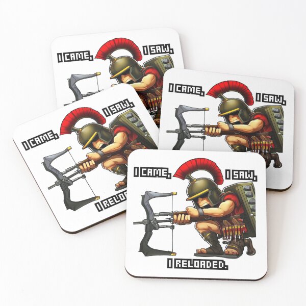 Item preview, Gamer Quote: I Came, I Saw, I Reloaded. Roman Soldier designed and sold by OB Print.
