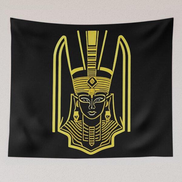Item preview, a yellow egyptian mask designed and sold by Enga6.