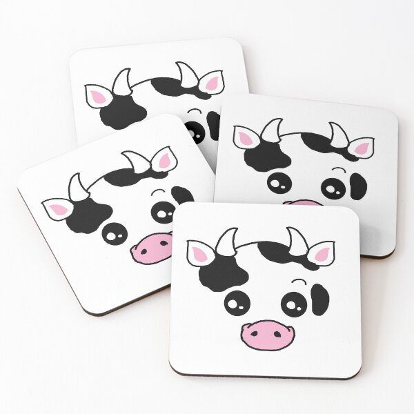 Item preview, Cute and happy cow face for animal lovers designed and sold by pandakainen.