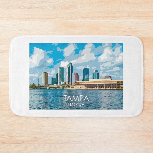 Item preview, Tampa, Florida, USA, Print designed and sold by summattodraw.