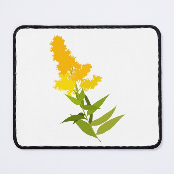 Item preview, Goldenrod Botanical Illustration designed and sold by Furkid Studio.