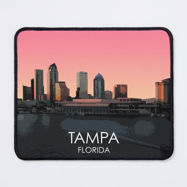 Item preview, Tampa, Florida, USA, Print designed and sold by summattodraw.