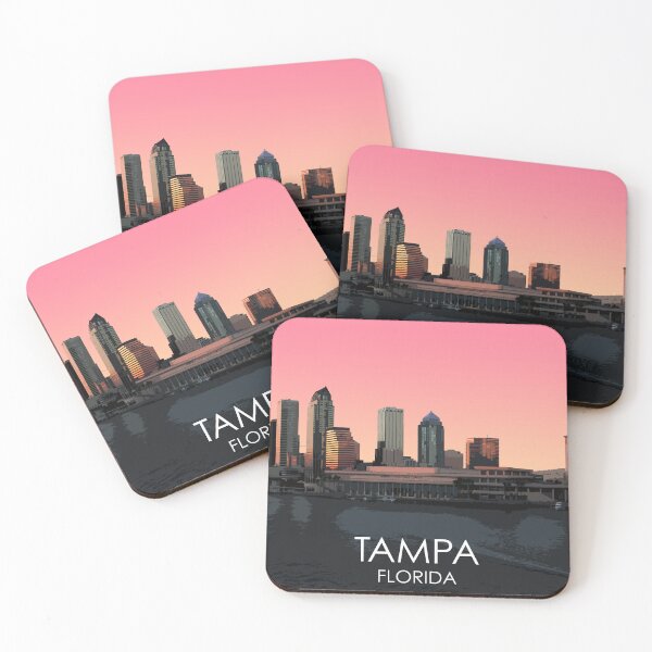 Item preview, Tampa, Florida, USA, Print designed and sold by summattodraw.