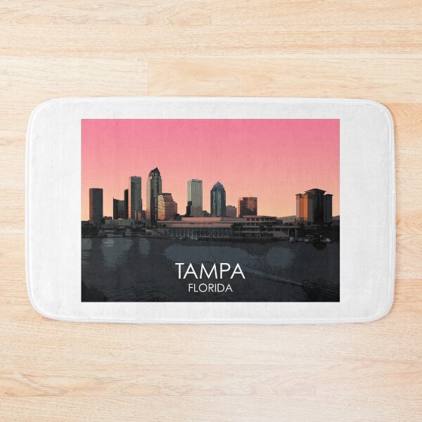 Item preview, Tampa, Florida, USA, Print designed and sold by summattodraw.