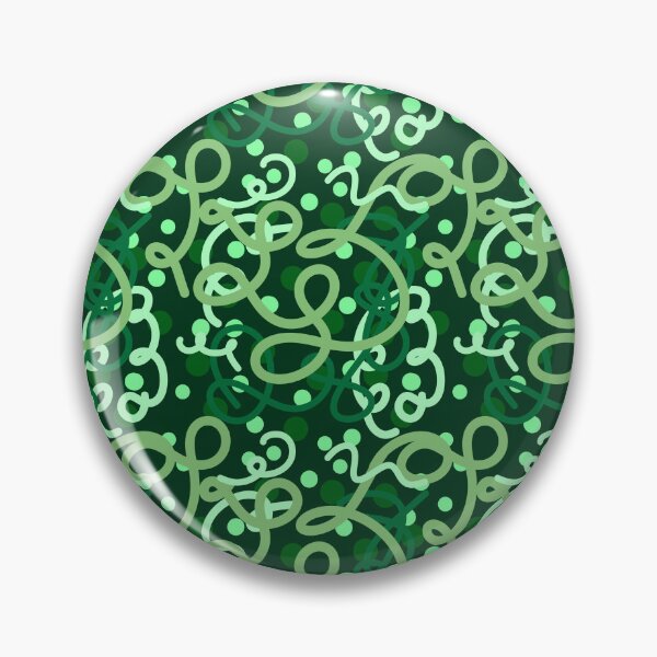 Item preview, Infinite Green Swirls and Polka Dots designed and sold by garneroverton.