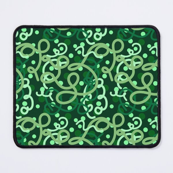 Item preview, Infinite Green Swirls and Polka Dots designed and sold by garneroverton.