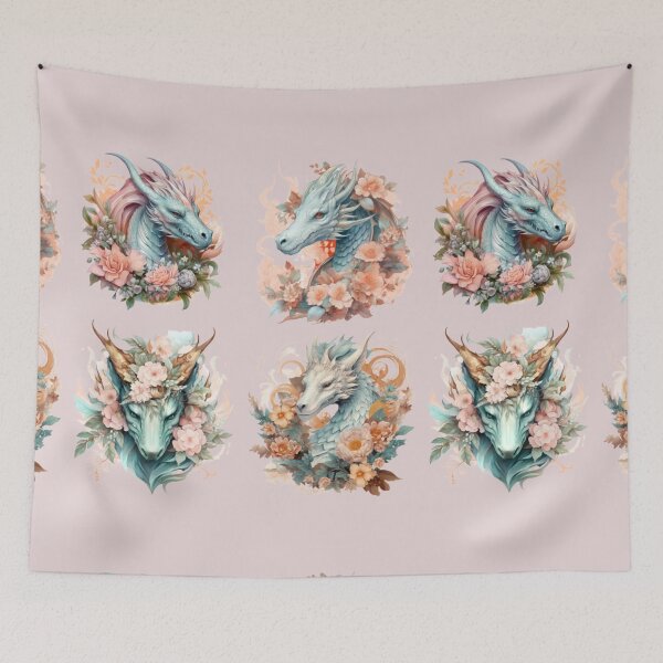 Item preview, Four Beautiful Dragons designed and sold by MarcinCollie.