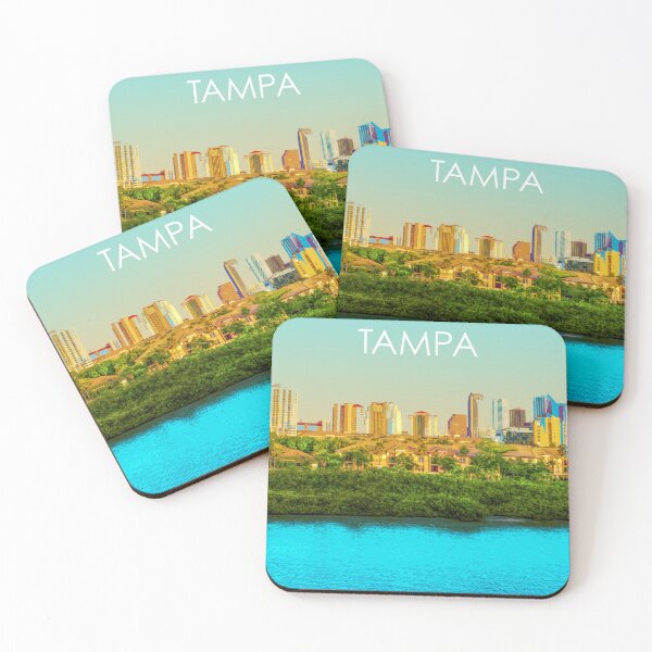 Item preview, Tampa, Florida, USA, Print designed and sold by summattodraw.