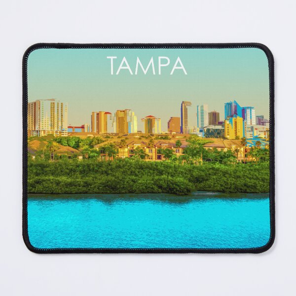 Item preview, Tampa, Florida, USA, Print designed and sold by summattodraw.