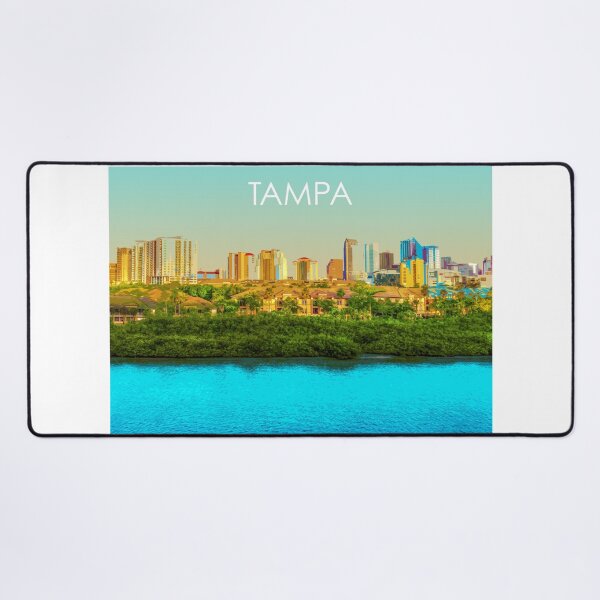 Item preview, Tampa, Florida, USA, Print designed and sold by summattodraw.