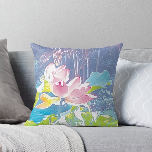 Artikelvorschau, Aquarelllandschaft mit Lotusblumenbild entworfen und verkauft von nancychong.