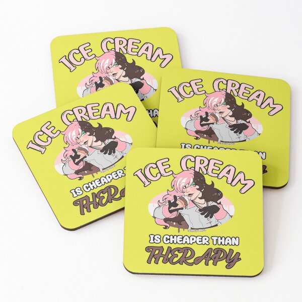 Item preview, Ice Cream is cheaper than THERAPY designed and sold by YandelLavoie.