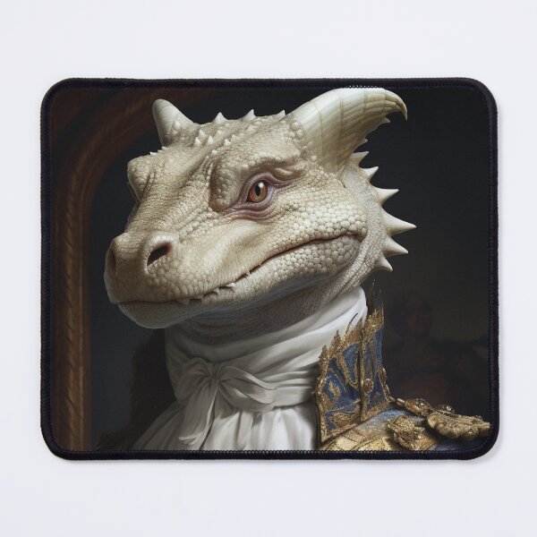 Item preview, Regal Enigma: The Noble White Dragon Ambassador! designed and sold by calharborne.