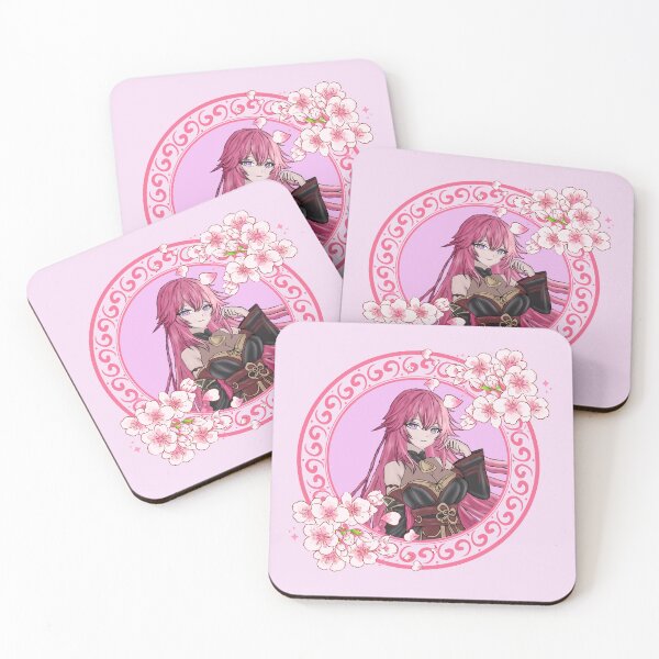Item preview, Yae Miko under the sakura blossoms designed and sold by giomanz.