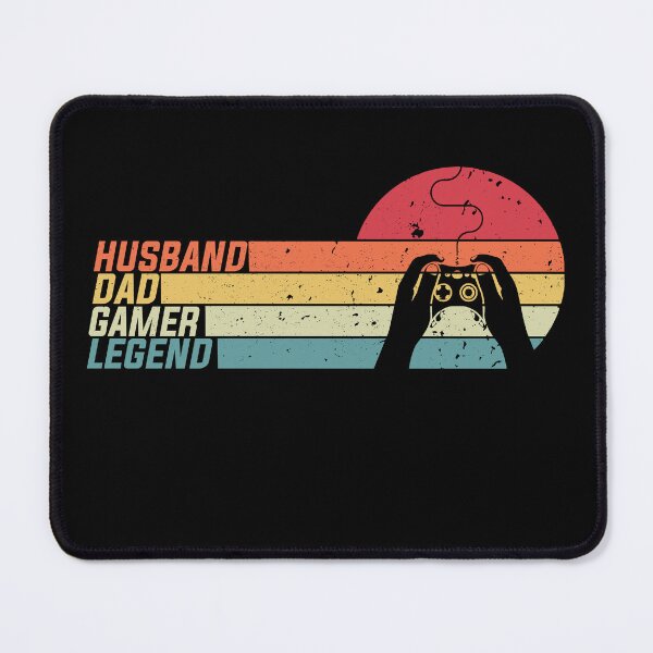 Item preview, Husband Dad Gamer Legend  Gamer Vintage style sport Lovers designed and sold by YAHIA-14.