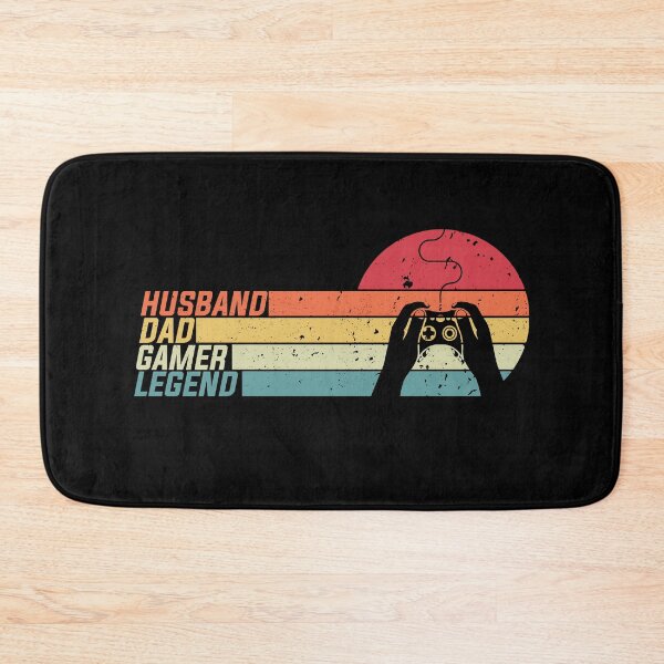 Item preview, Husband Dad Gamer Legend  Gamer Vintage style sport Lovers designed and sold by YAHIA-14.