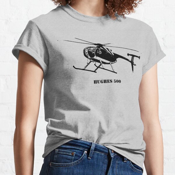 Hughes 500 in Black Classic T-Shirt
