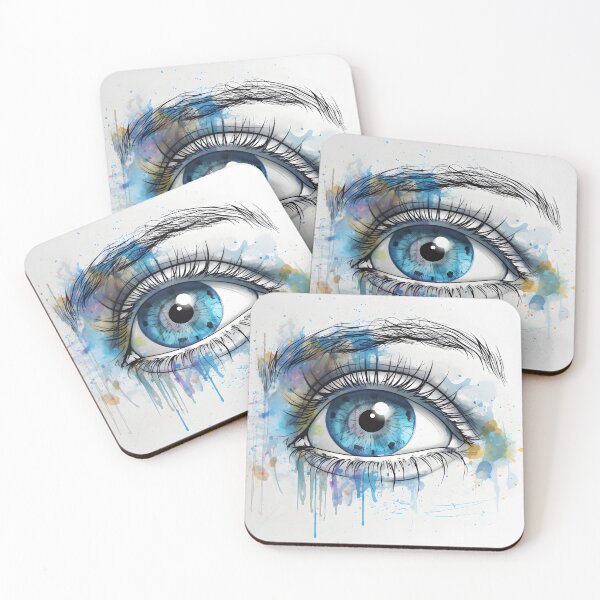 Item preview, deep blue look designed and sold by MagicStudioArt.
