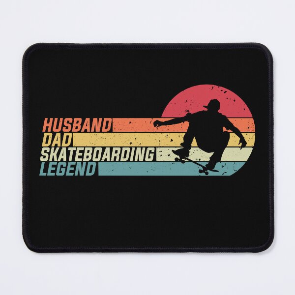 Item preview, Husband Dad Skateboarding Legend  Skateboarding Vintage style sport Lovers designed and sold by YAHIA-14.