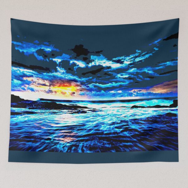 Item preview, Electric Blue Sunrise  designed and sold by ontological.
