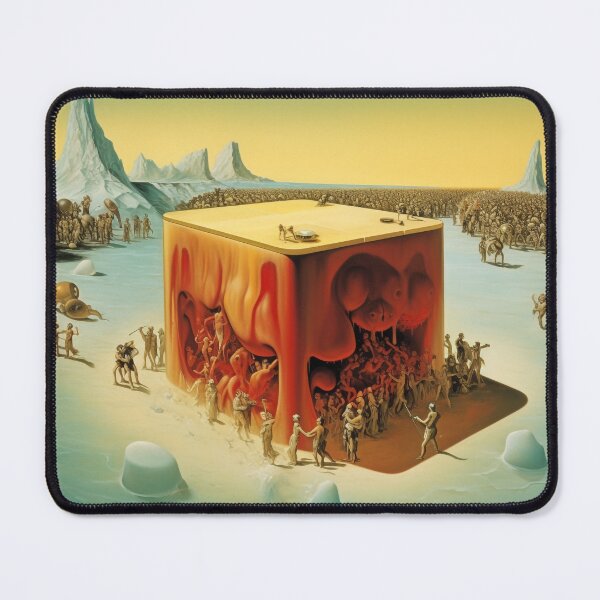 Item preview, Frozen Fusion: Surreal Ice Plateau with Flesh and Electronic Delights designed and sold by ehartstudio.