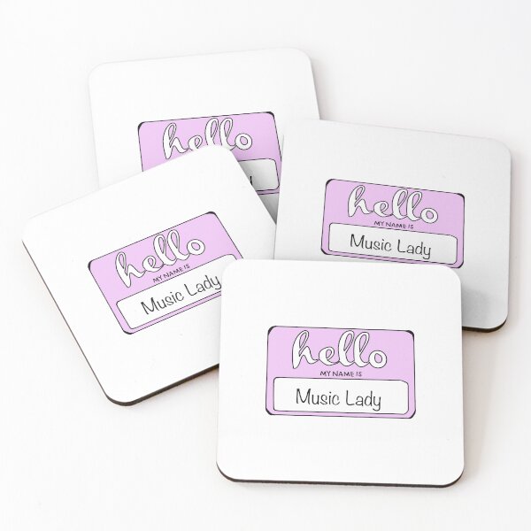 Item preview, Music Lady Name Tag designed and sold by Gladlymusic.