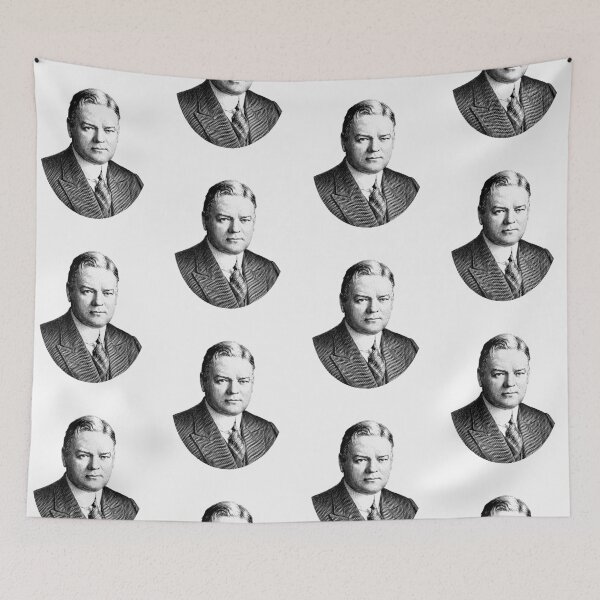 Item preview, President Herbert Hoover Graphic - Black And White designed and sold by warishellstore.