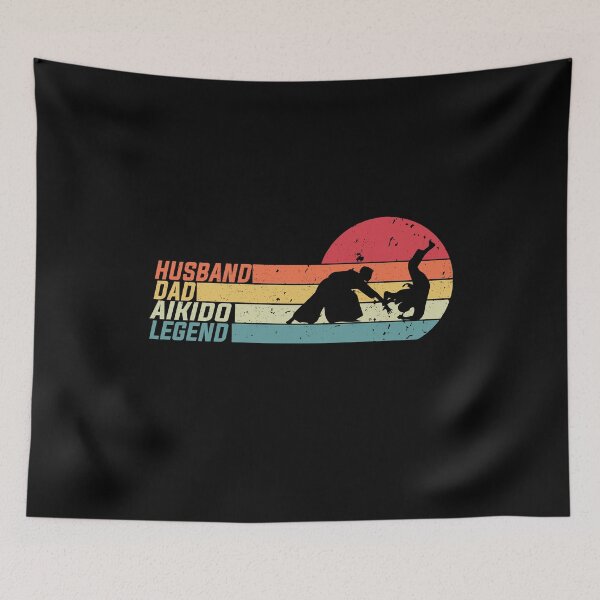 Item preview, Husband Dad Aikido Legend  Aikido Vintage style sport Lovers designed and sold by YAHIA-14.