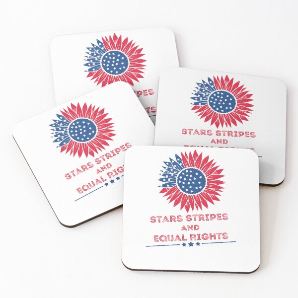 Item preview, Stars Stripes And Equal Rights Women's Rights Patriotic Tee designed and sold by Norstyle.