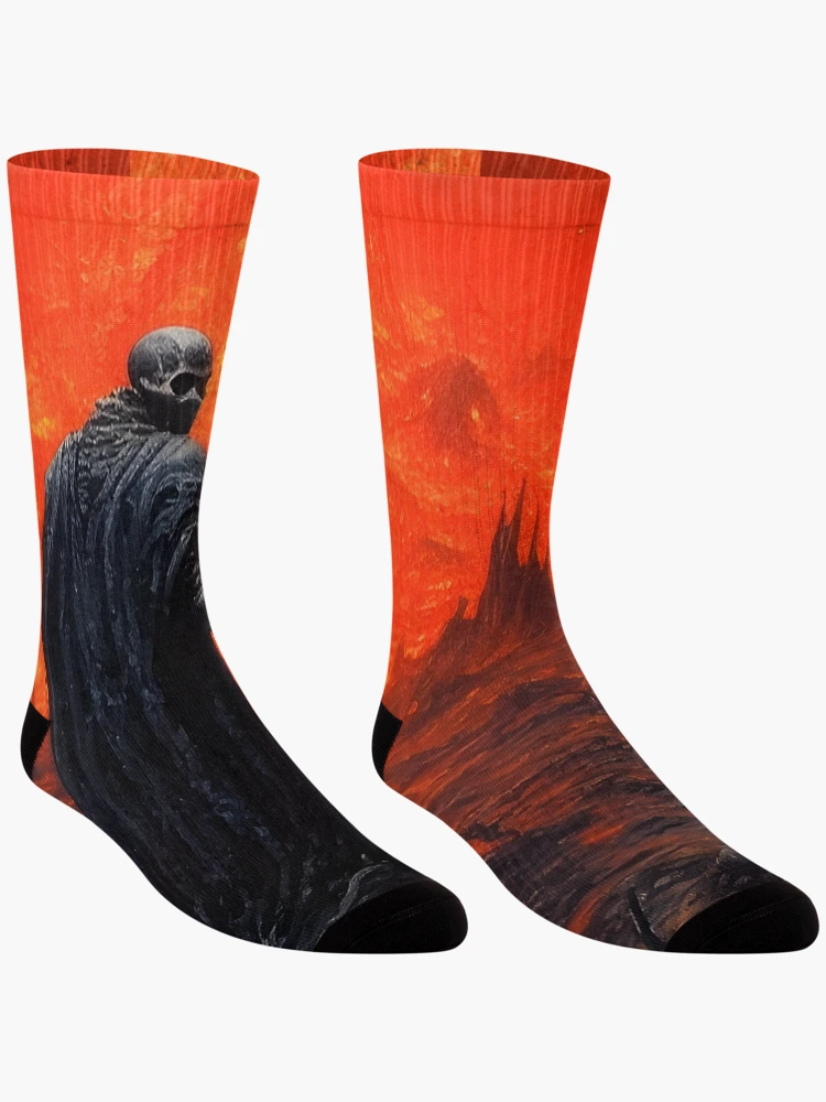 Thumbnail 3 of 5, Socks, Pyromancer designed and sold by 20th-eclipse.