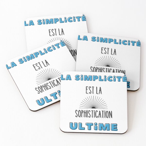 Item preview, Simplicity is the ultimate sophistication designed and sold by bonnes-fetes.