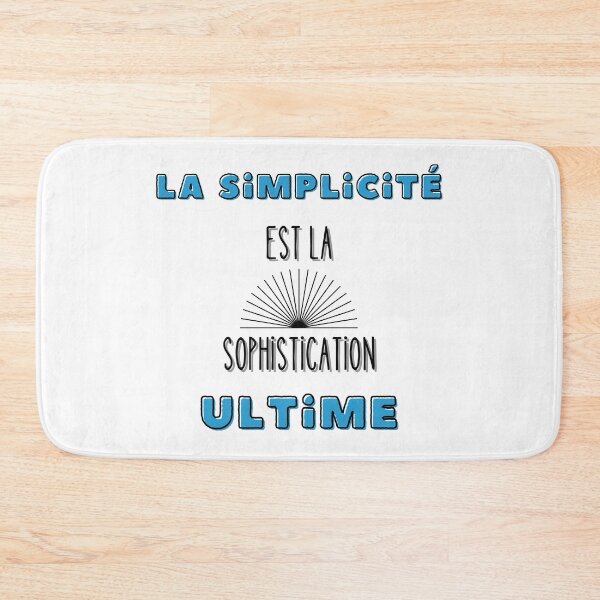 Item preview, Simplicity is the ultimate sophistication designed and sold by bonnes-fetes.