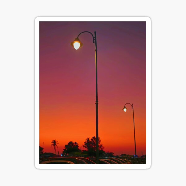 Item preview, SunSet Lightpole  designed and sold by Cuddleblossom.