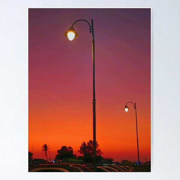 Item preview, SunSet Lightpole  designed and sold by Cuddleblossom.