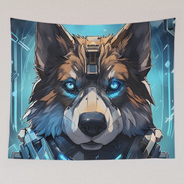 Item preview, Cyborg dog. designed and sold by MagicStudioArt.