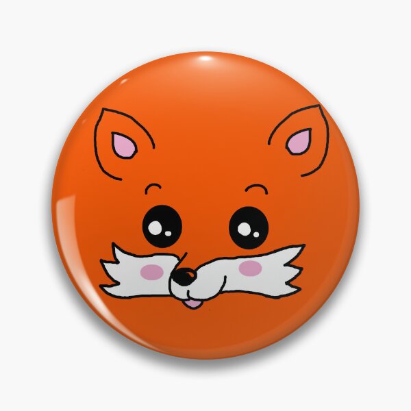 Item preview, Cute and happy fox face for animal lovers designed and sold by pandakainen.