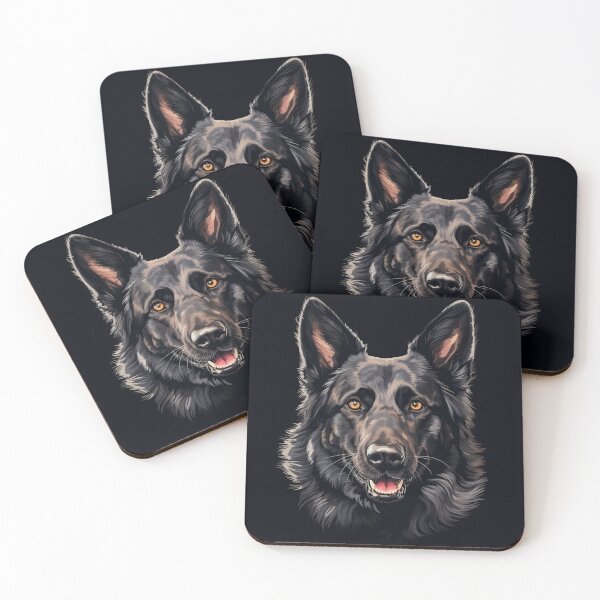 Item preview, Majestic Harmony: The Enchanting Black German Shepherd designed and sold by MaBaker202.