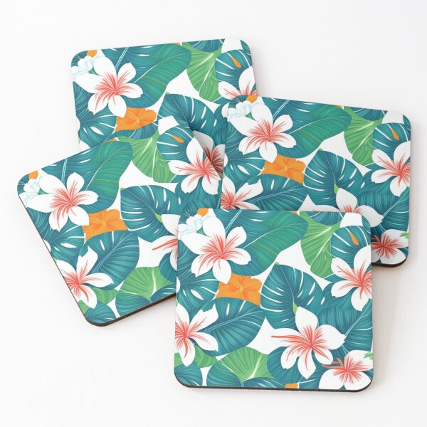 Item preview, Tropical plants pattern  designed and sold by Roxburylane.