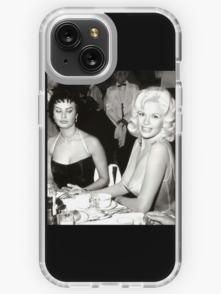 Jayne Mansfield and Sophia Loren Famous Nipple Slip | iPhone Case